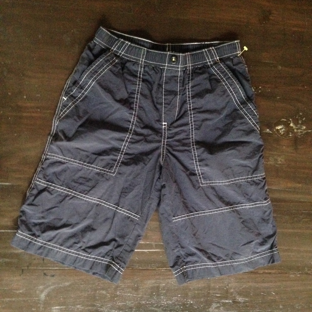 Land's End navy shorts size 8